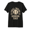Senior Dad 2026 Final Inning Baseball T-Shirt - Graphic Print Unisex - T-Shirt, Sweatshirt, Hoodie