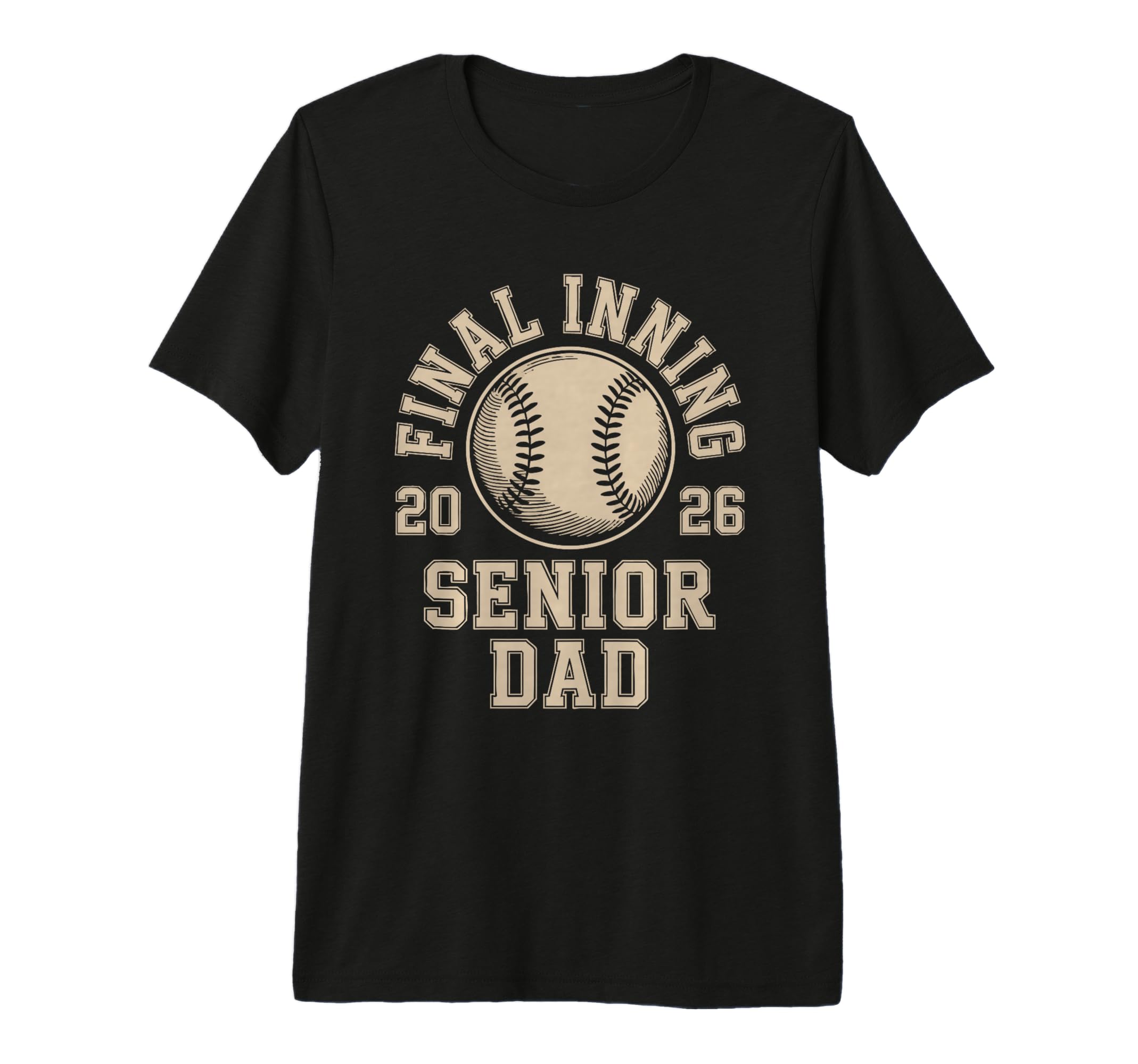 Senior Dad 2026 Final Inning Baseball T-Shirt - Graphic Print Unisex - T-Shirt, Sweatshirt, Hoodie