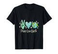 Peace Love Earth Eco Friendly Unity T-Shirt - Minimalist Print for Adults - T-Shirt, Sweatshirt, Hoodie