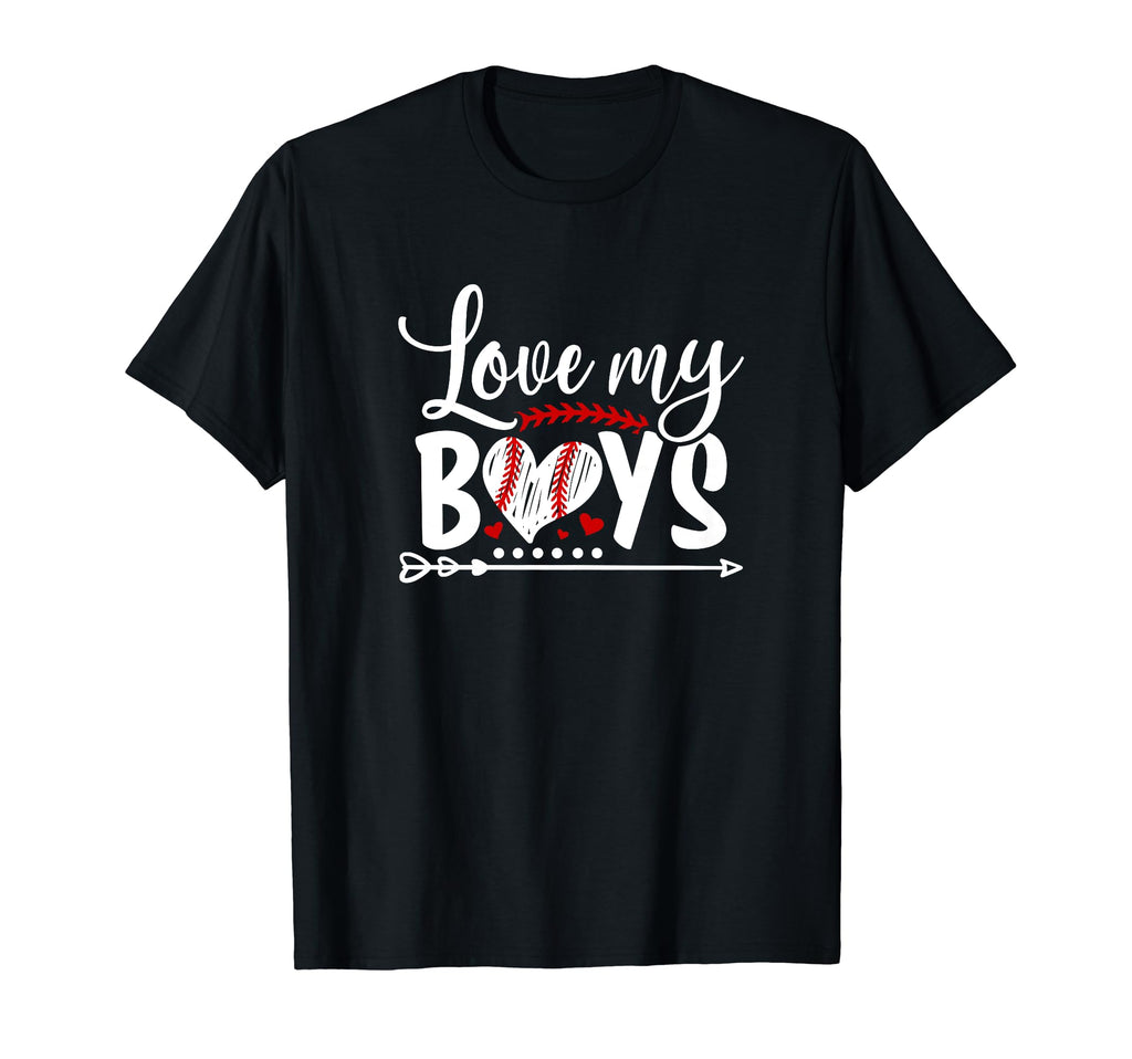 Love My Baseball Mom Baseball T-Shirt - Casual Everyday Wear Men Women - T-Shirt, Sweatshirt, Hoodie