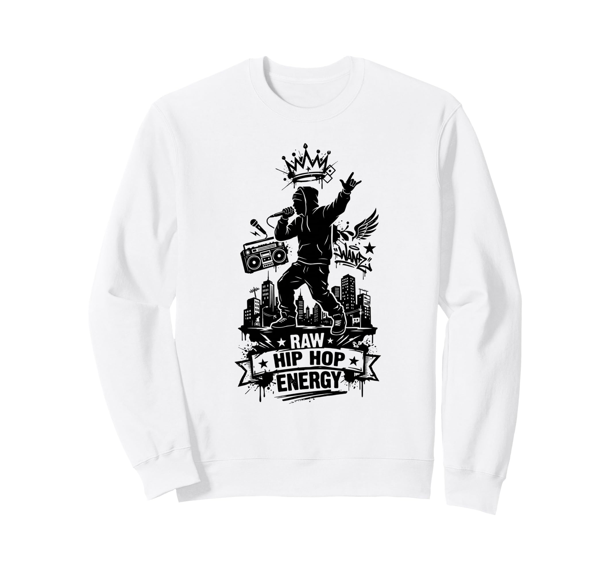 New Hip Hop Rapper Tees Old School Sweatshirt - Streetwear Style Men Women - T-Shirt, Sweatshirt, Hoodie