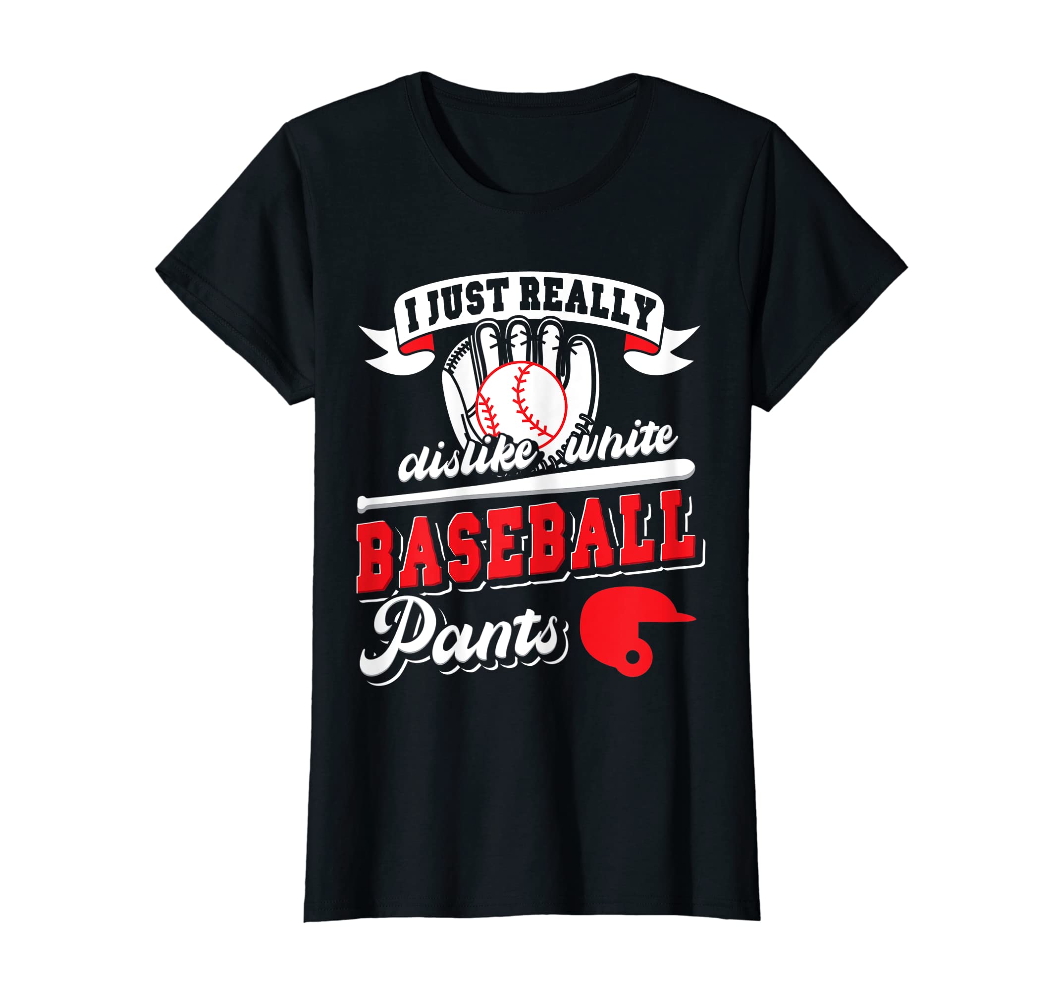 Womens Baseball Mom White T-Shirt - Casual Everyday Wear for Adults - T-Shirt, Sweatshirt, Hoodie