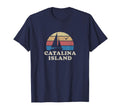 Catalina Island Ca Sailboat 70S T-Shirt - Unique Graphic Men Women - T-Shirt, Sweatshirt, Hoodie