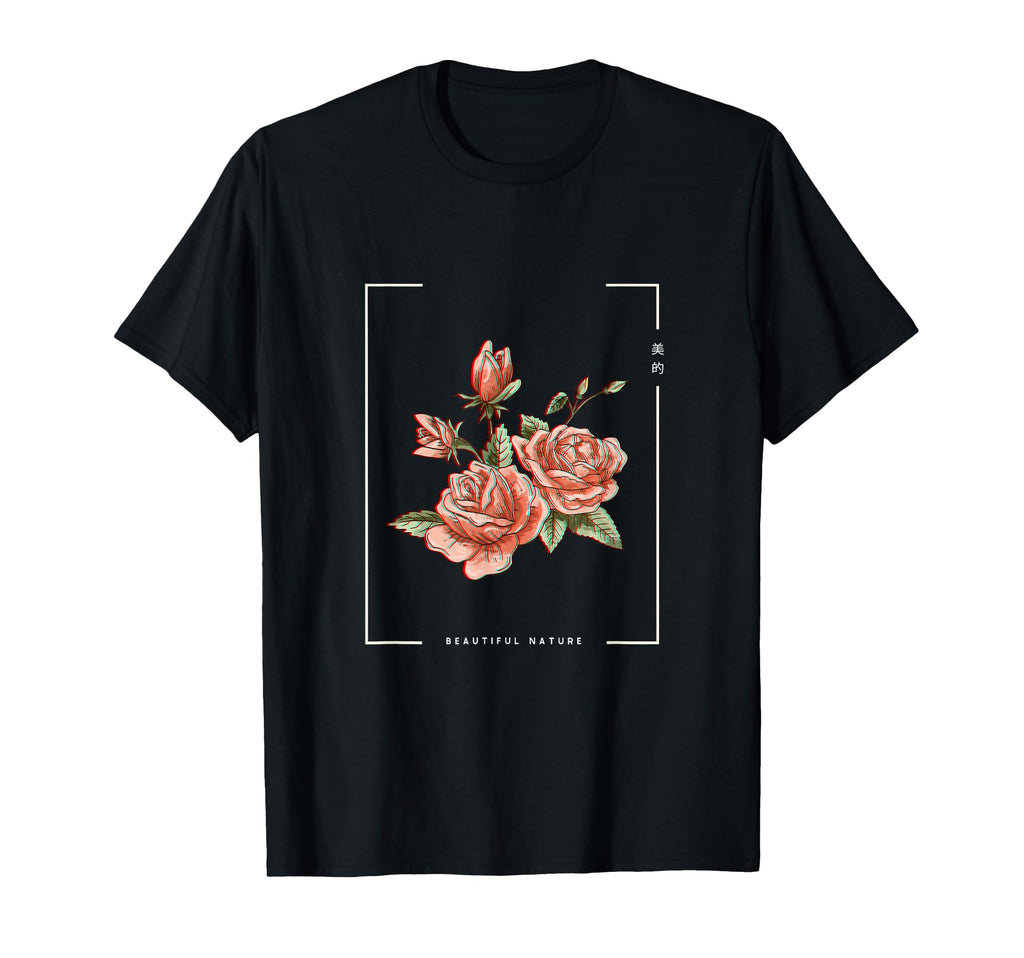 Japanese Aesthetic Vaporwave Nature T-Shirt - Novelty Apparel Unisex - T-Shirt, Sweatshirt, Hoodie