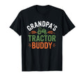 Grandpas Tractor Buddy Farmer Fathers T-Shirt - Graphic Print Men Women - T-Shirt, Sweatshirt, Hoodie