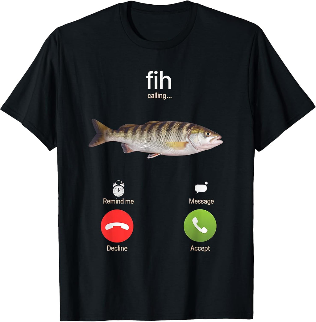 Fih Fisher Funny Men Women Fishing - Adult & Kids T-Shirts, Sweatshirts & Hoodies apparel design preview 1