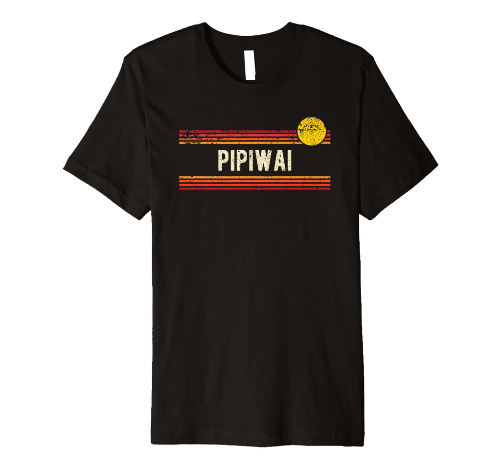 Pipiwai Distressed Sunset T-Shirt - Minimalist Print for Adults - T-Shirt, Sweatshirt, Hoodie