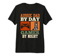 Aussie Dad Day Gamer Night Funny Tri Blend T-Shirt - Trendy Graphic Unisex - T-Shirt, Sweatshirt, Hoodie