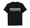 Wisconsin Stripes T-Shirt - Novelty Apparel Men Women - T-Shirt, Sweatshirt, Hoodie