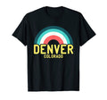 Denver Colorado Rainbow T-Shirt - Fun Novelty Design Unisex - T-Shirt, Sweatshirt, Hoodie