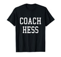 Coach Hess Custom Football Soccer T-Shirt - Casual Everyday Wear Men Women - T-Shirt, Sweatshirt, Hoodie