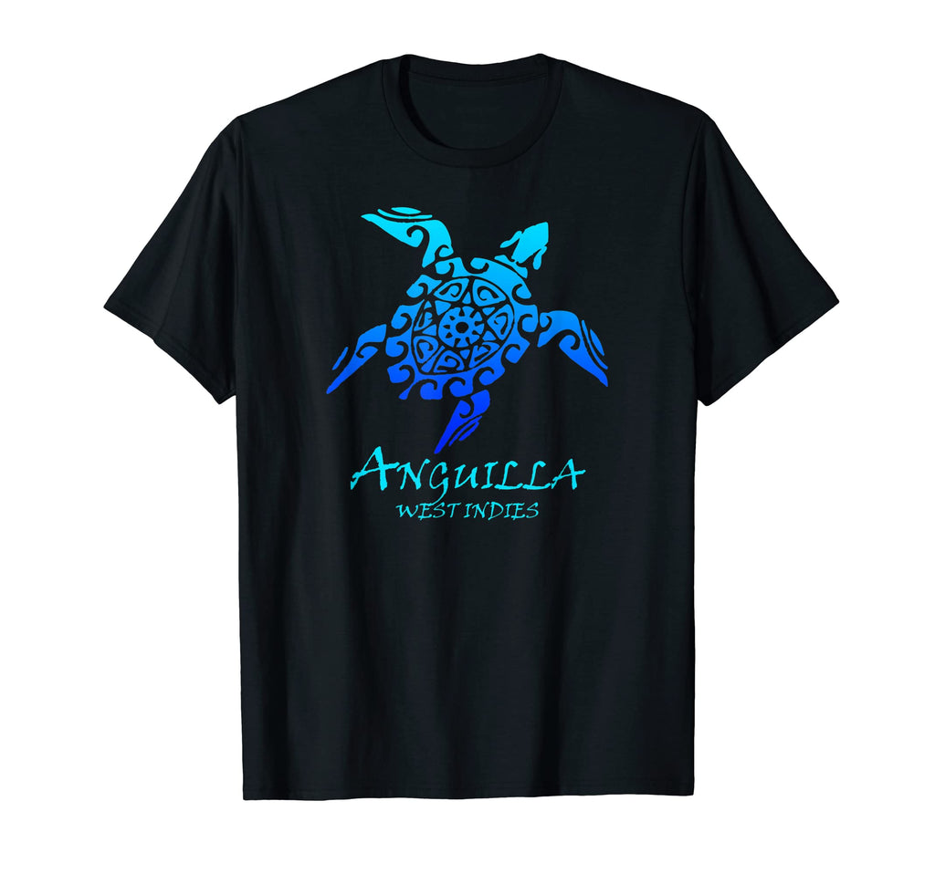 Anguilla West Indies Tribal Turtle T-Shirt - Casual Everyday Wear Unisex - T-Shirt, Sweatshirt, Hoodie