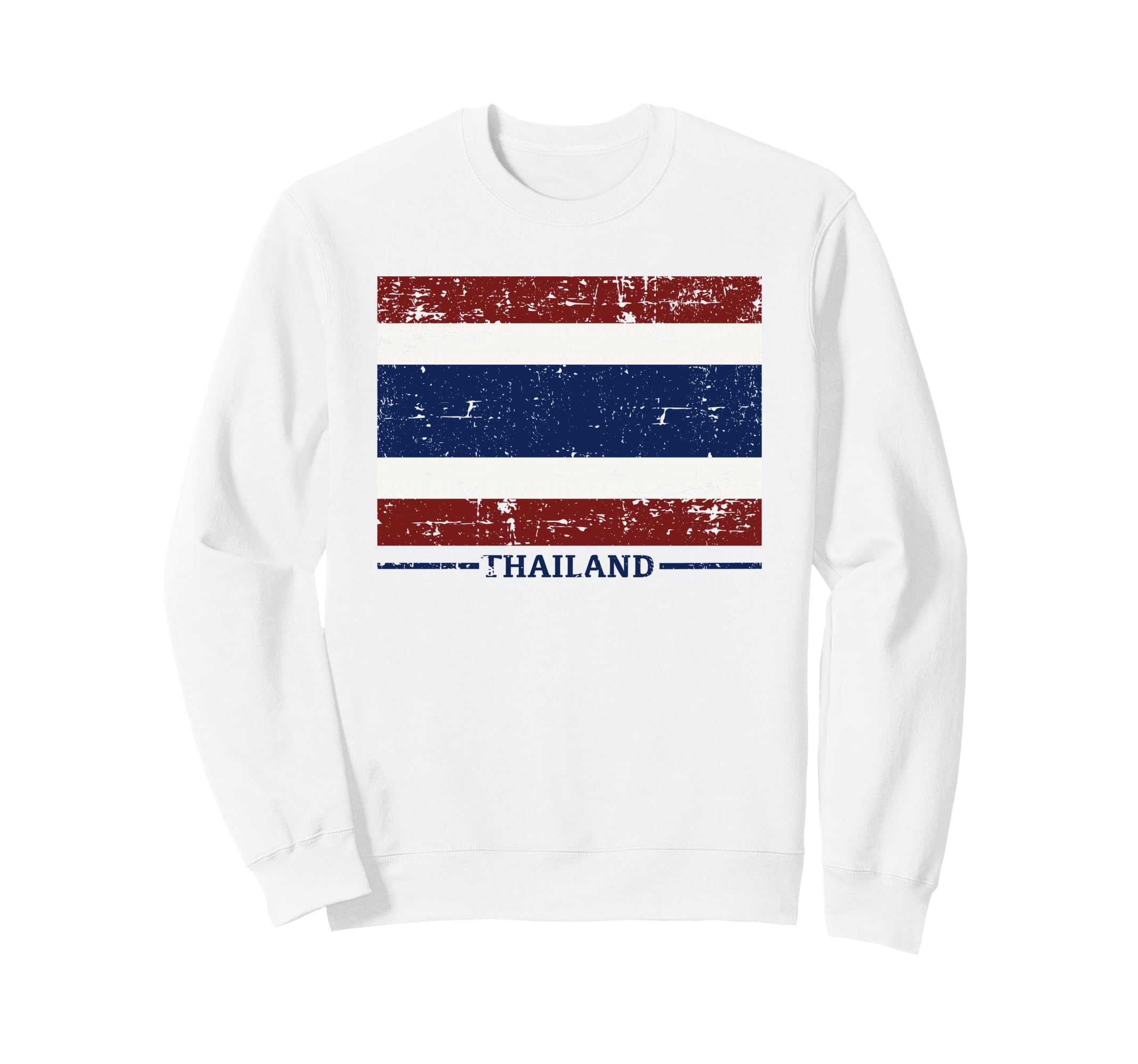 Thailand National Flag Sweatshirt - Casual Everyday Wear Men Women - T-Shirt, Sweatshirt, Hoodie