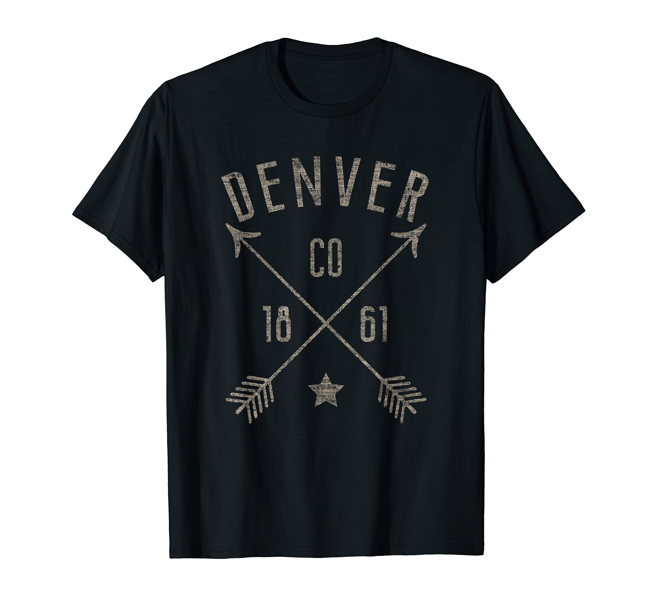 Denver Colorado Distressed Home City T-Shirt - Unique Graphic Men Women - T-Shirt, Sweatshirt, Hoodie