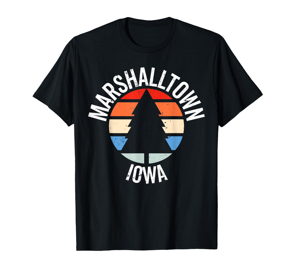 Marshalltown Iowa Ia 80S 70S T-Shirt - Custom Art Print Men Women - T-Shirt, Sweatshirt, Hoodie