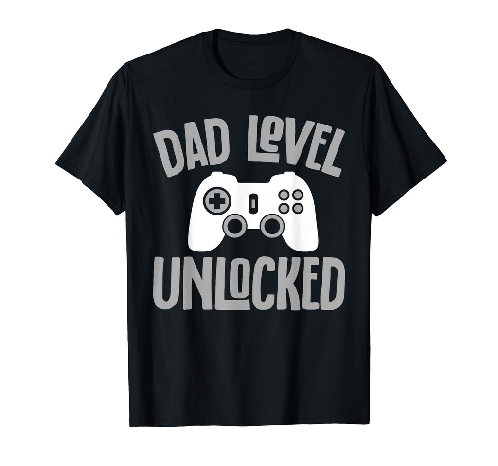 Gamer Dad Funny Dad Level Unlocked T-Shirt - Fun Novelty Design for Adults - T-Shirt, Sweatshirt, Hoodie