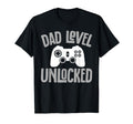 Gamer Dad Funny Dad Level Unlocked T-Shirt - Fun Novelty Design for Adults - T-Shirt, Sweatshirt, Hoodie