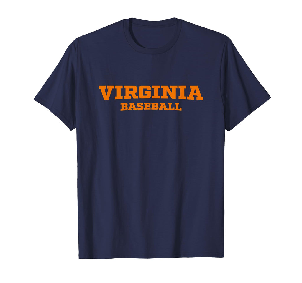 Virginia Baseball Block Font T-Shirt - Streetwear Style Men Women - T-Shirt, Sweatshirt, Hoodie