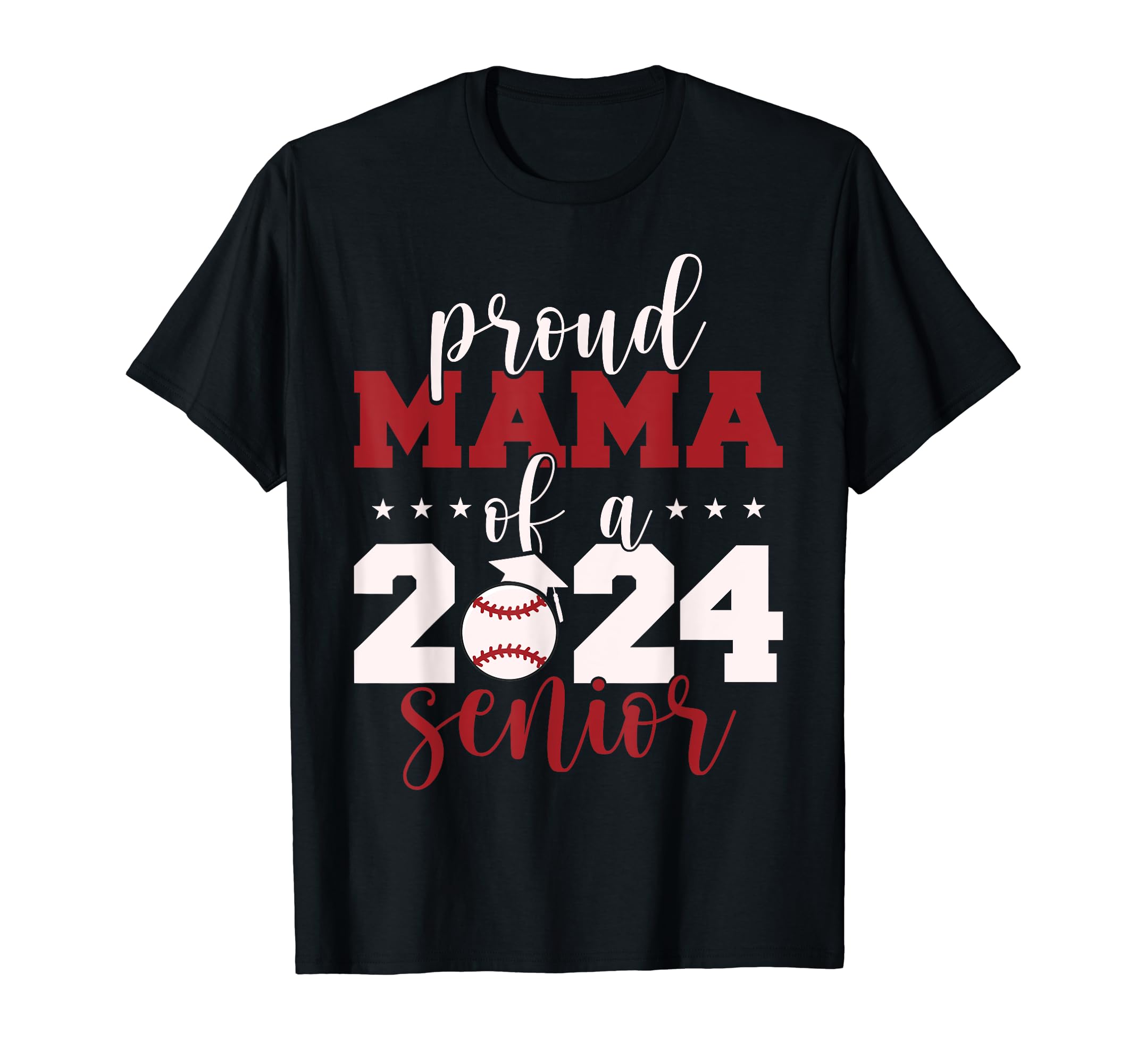 2024 Senior Proud Mama Senior Class 2024 T-Shirt - Novelty Apparel Unisex - T-Shirt, Sweatshirt, Hoodie