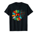 Peace Sign Love Florals 60S 70S Hippie T-Shirt - Trendy Graphic Unisex - T-Shirt, Sweatshirt, Hoodie