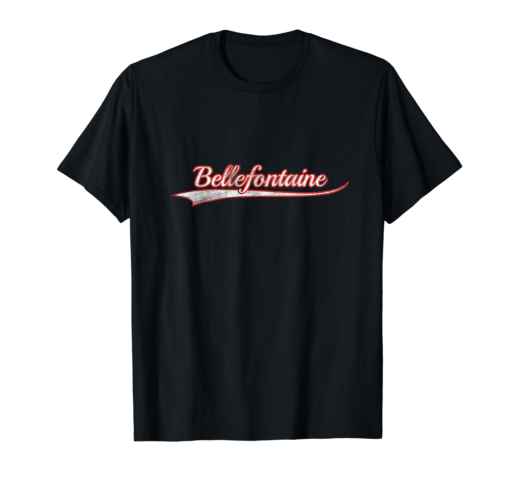Bellefontaine Varsity Distressed T-Shirt - Streetwear Style for Adults - T-Shirt, Sweatshirt, Hoodie