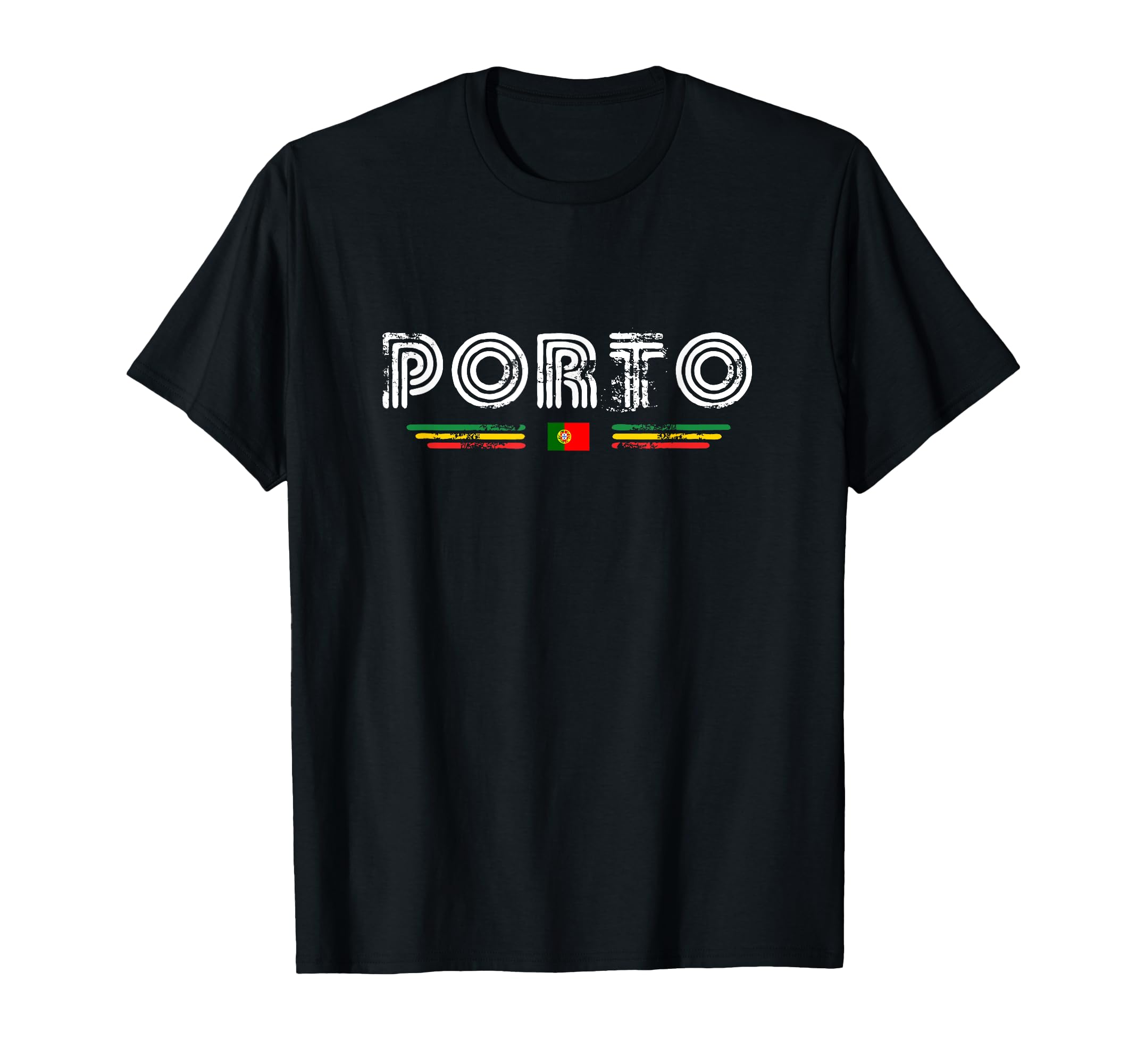 Porto Portugal 70S 80S Type T-Shirt - Trendy Graphic Unisex - T-Shirt, Sweatshirt, Hoodie