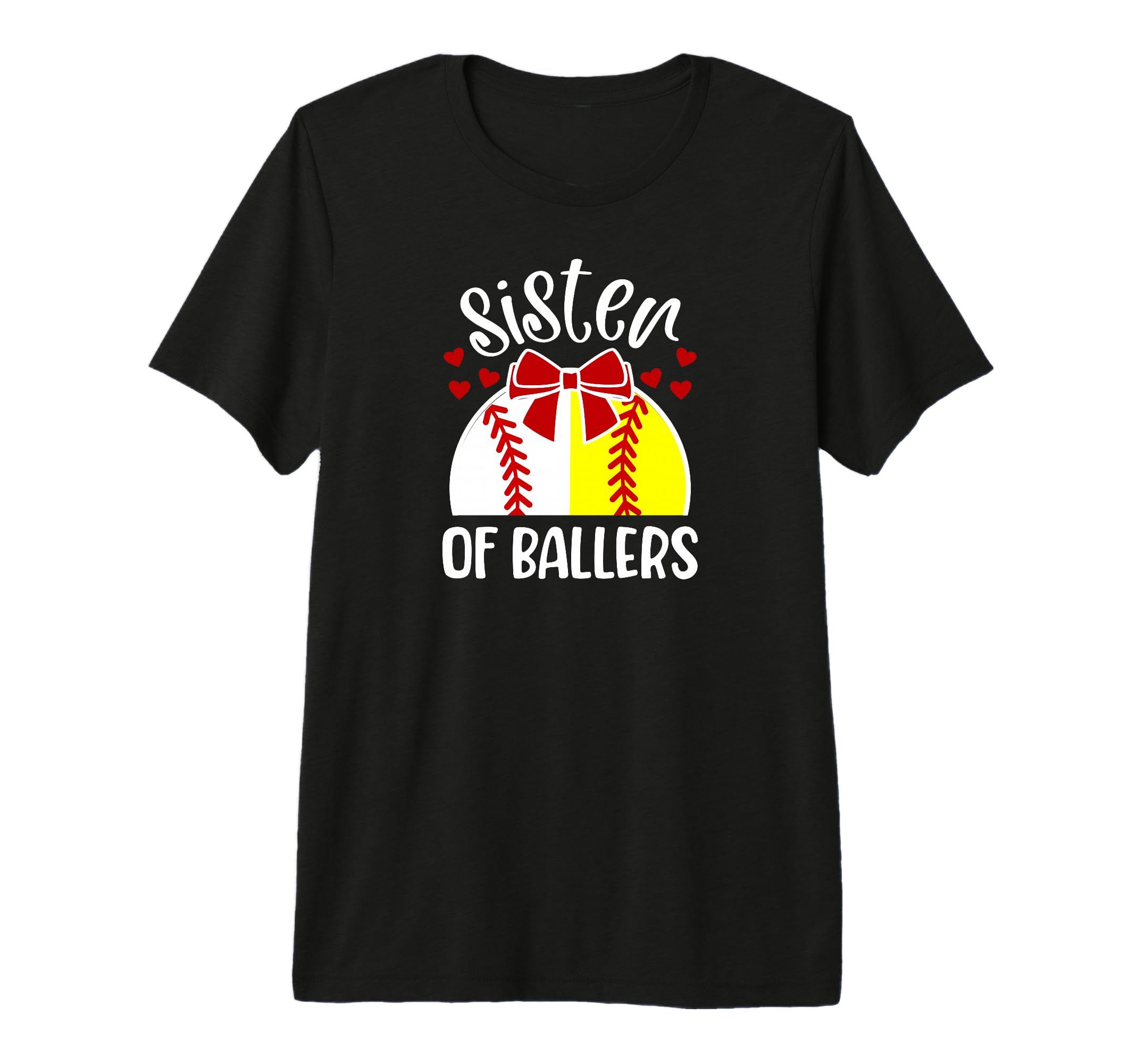 Sister Ballers Softball Baseball Sister T-Shirt - Novelty Apparel Unisex - T-Shirt, Sweatshirt, Hoodie
