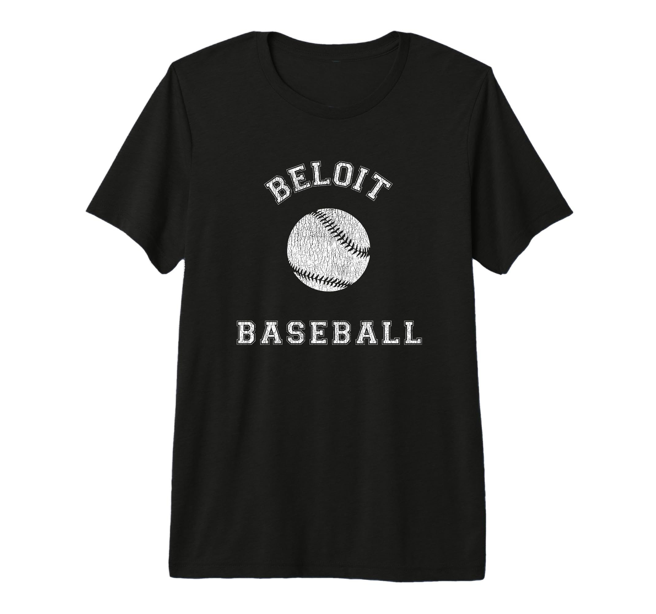 Beloit Baseball Distressed Tri Blend T-Shirt - Streetwear Style Men Women - T-Shirt, Sweatshirt, Hoodie