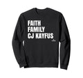 Faith Family Cj Kayfus Prospect Sweatshirt - Graphic Print for Adults - T-Shirt, Sweatshirt, Hoodie