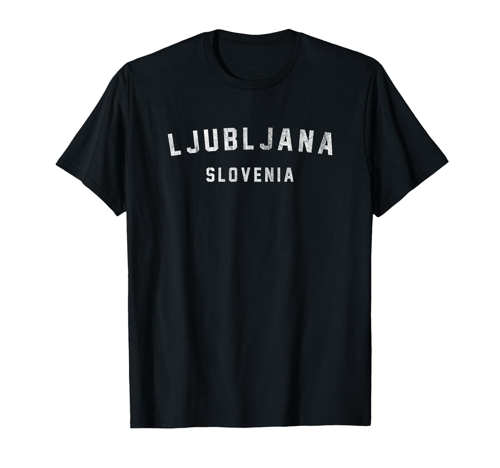 Varsity Ljubljana Slovenia T-Shirt - Casual Everyday Wear for Adults - T-Shirt, Sweatshirt, Hoodie
