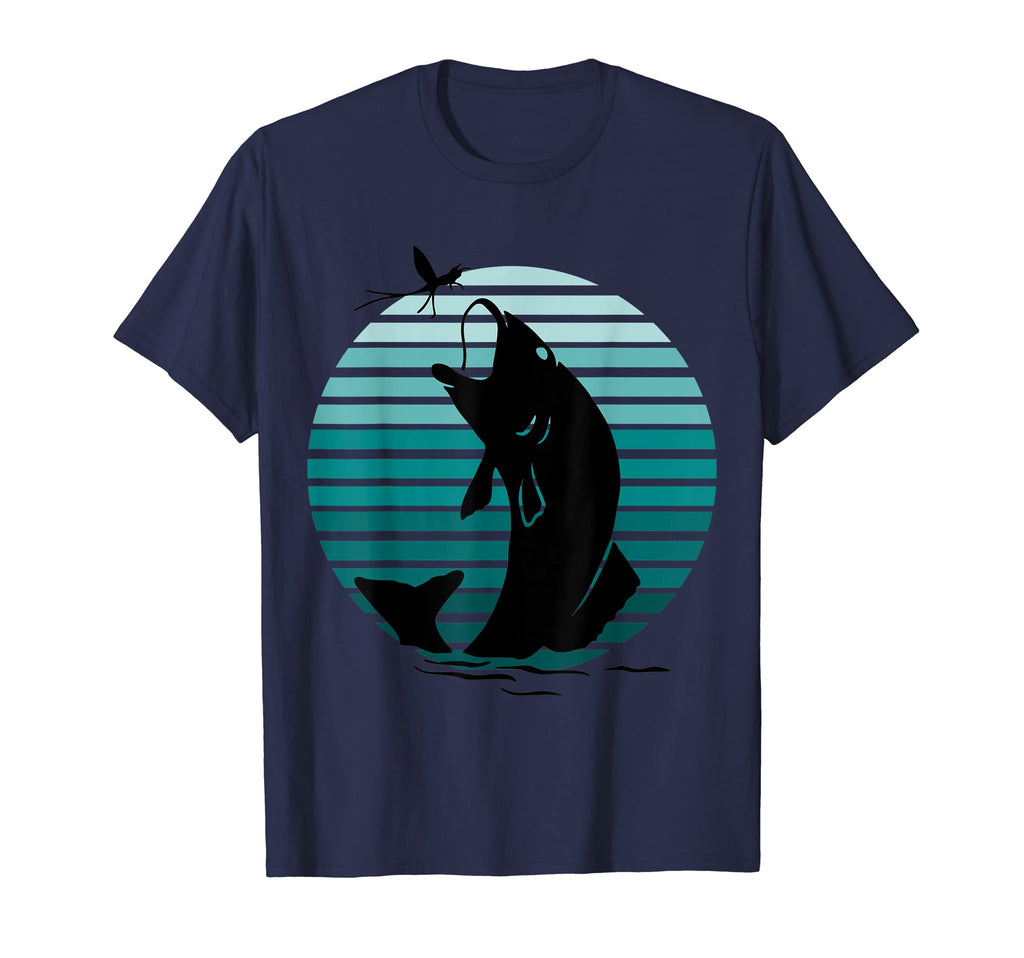 Fish Fishing Fisher Fisherman Sunset T-Shirt - Novelty Apparel for Adults - T-Shirt, Sweatshirt, Hoodie
