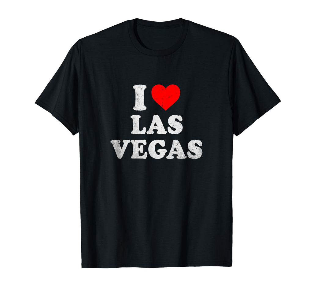 I Love Las Vegas Distressed T-Shirt - Casual Everyday Wear for Adults - T-Shirt, Sweatshirt, Hoodie