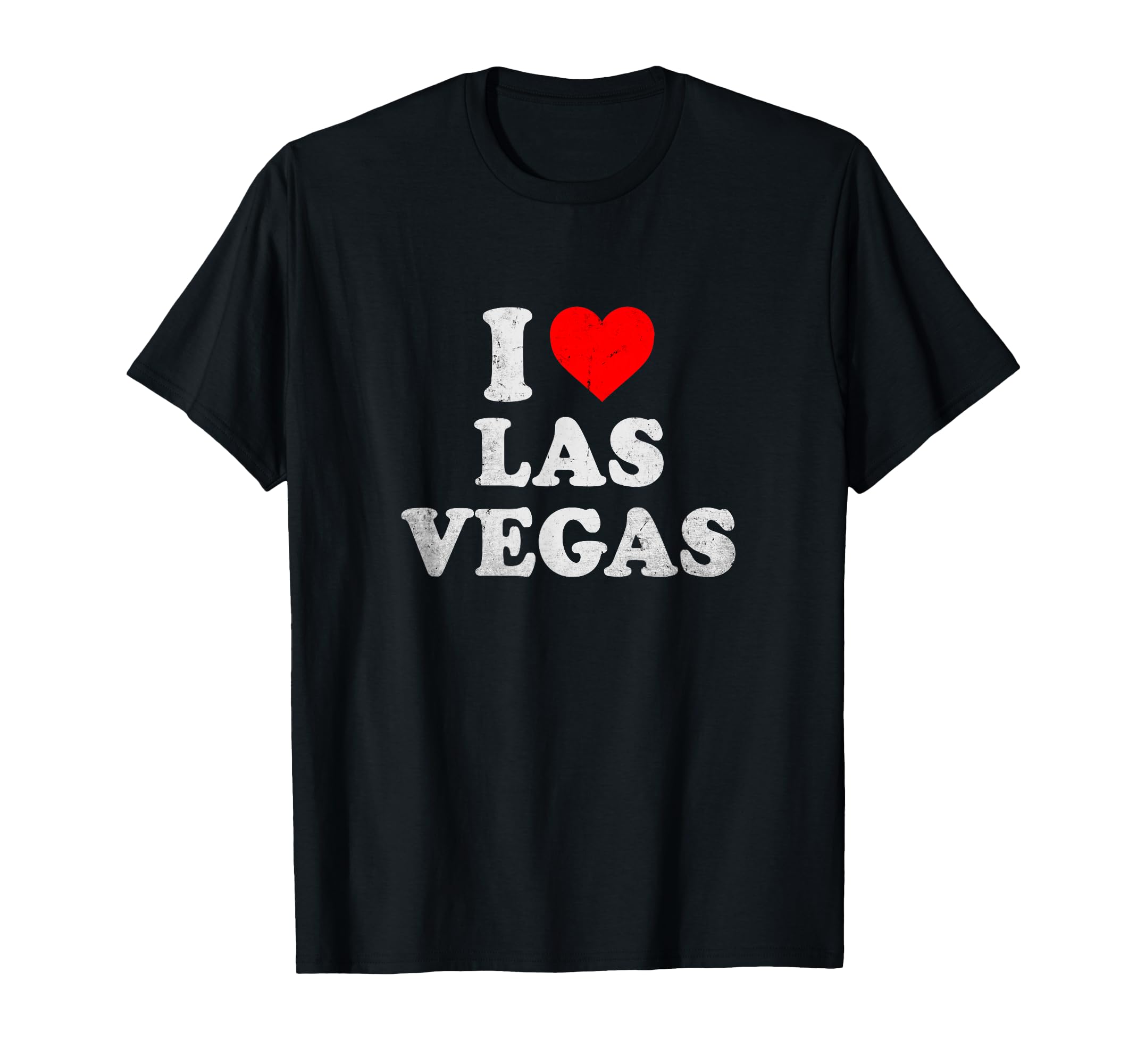 I Love Las Vegas Distressed T-Shirt - Casual Everyday Wear for Adults - T-Shirt, Sweatshirt, Hoodie