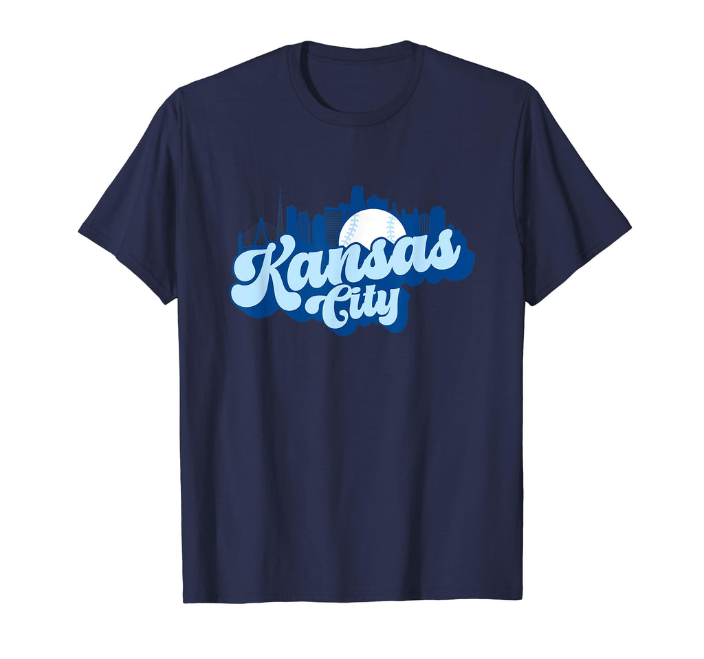 Kansas City Baseball City Skyline T-Shirt - Streetwear Style Unisex - T-Shirt, Sweatshirt, Hoodie
