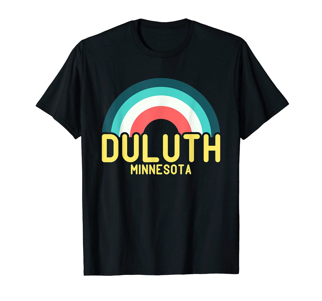 Duluth Minnesota Rainbow T-Shirt - Trendy Graphic Unisex - T-Shirt, Sweatshirt, Hoodie