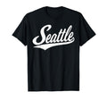 Seattle Washington Varsity Script T-Shirt - Streetwear Style Men Women - T-Shirt, Sweatshirt, Hoodie