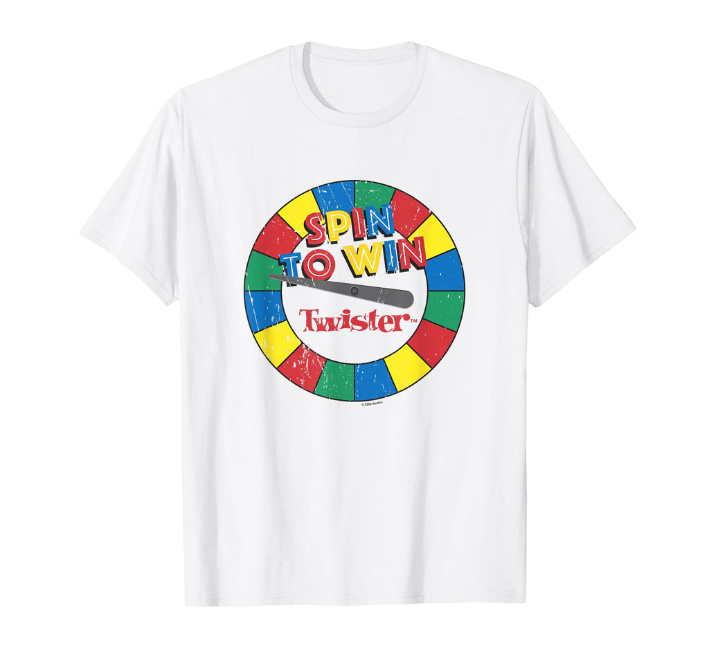 Twister Distressed Spin To Win Game Logo T-Shirt - Graphic Print Men Women - T-Shirt, Sweatshirt, Hoodie