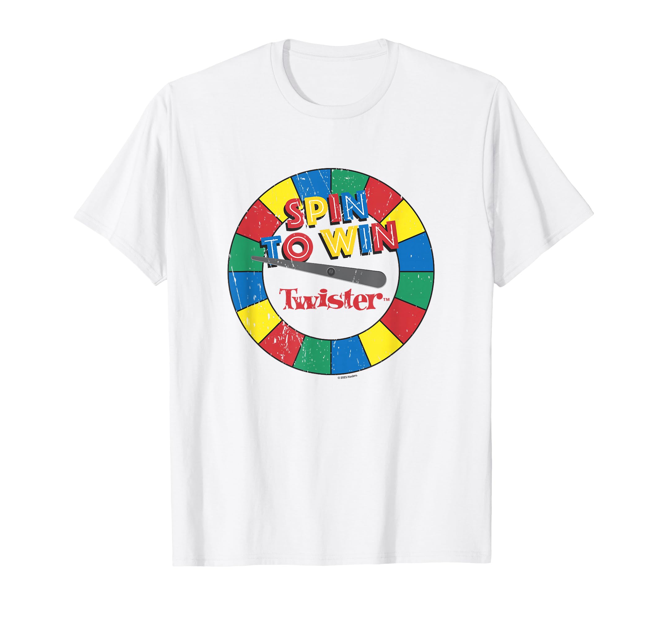 Twister Distressed Spin To Win Game Logo T-Shirt - Graphic Print Men Women - T-Shirt, Sweatshirt, Hoodie