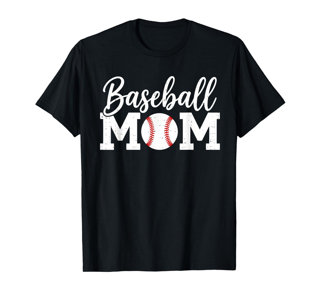 Baseball Mom Cheer Mama Sport Mothers T-Shirt - Unique Graphic Men Women - T-Shirt, Sweatshirt, Hoodie