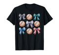 Baseball Coquette Bow Mom Sister T-Shirt - Fun Novelty Design for Adults - T-Shirt, Sweatshirt, Hoodie