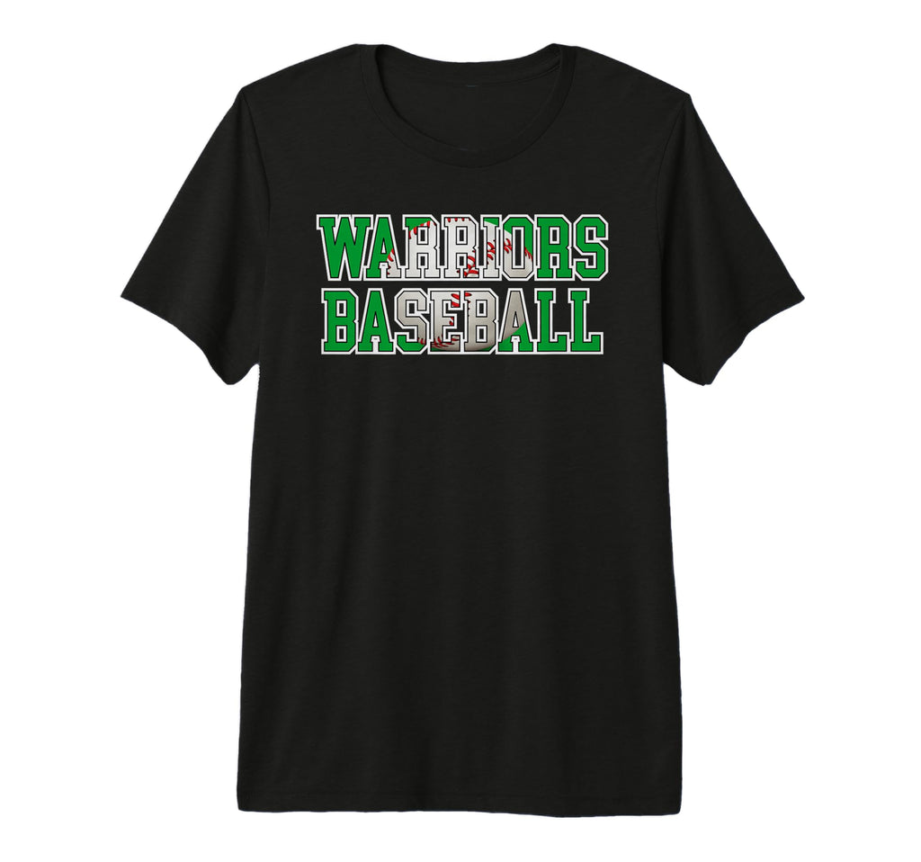 Warriors Baseball Mom Green Warrior T-Shirt - Fun Novelty Design Men Women - T-Shirt, Sweatshirt, Hoodie