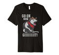 Go Now Git Cowboy Opossum Western T-Shirt - Aesthetic Graphic for Adults - T-Shirt, Sweatshirt, Hoodie