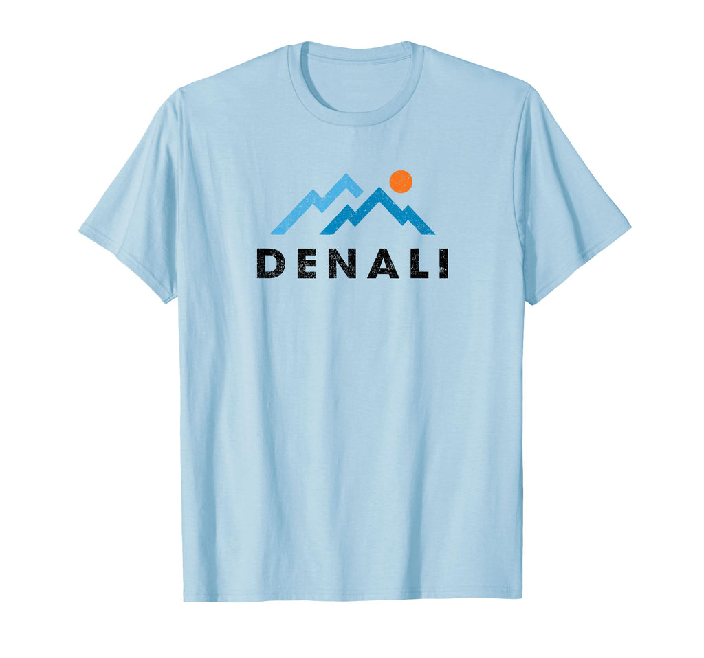 Denali National Park Mountains Hiking T-Shirt - Custom Art Print Men Women - T-Shirt, Sweatshirt, Hoodie