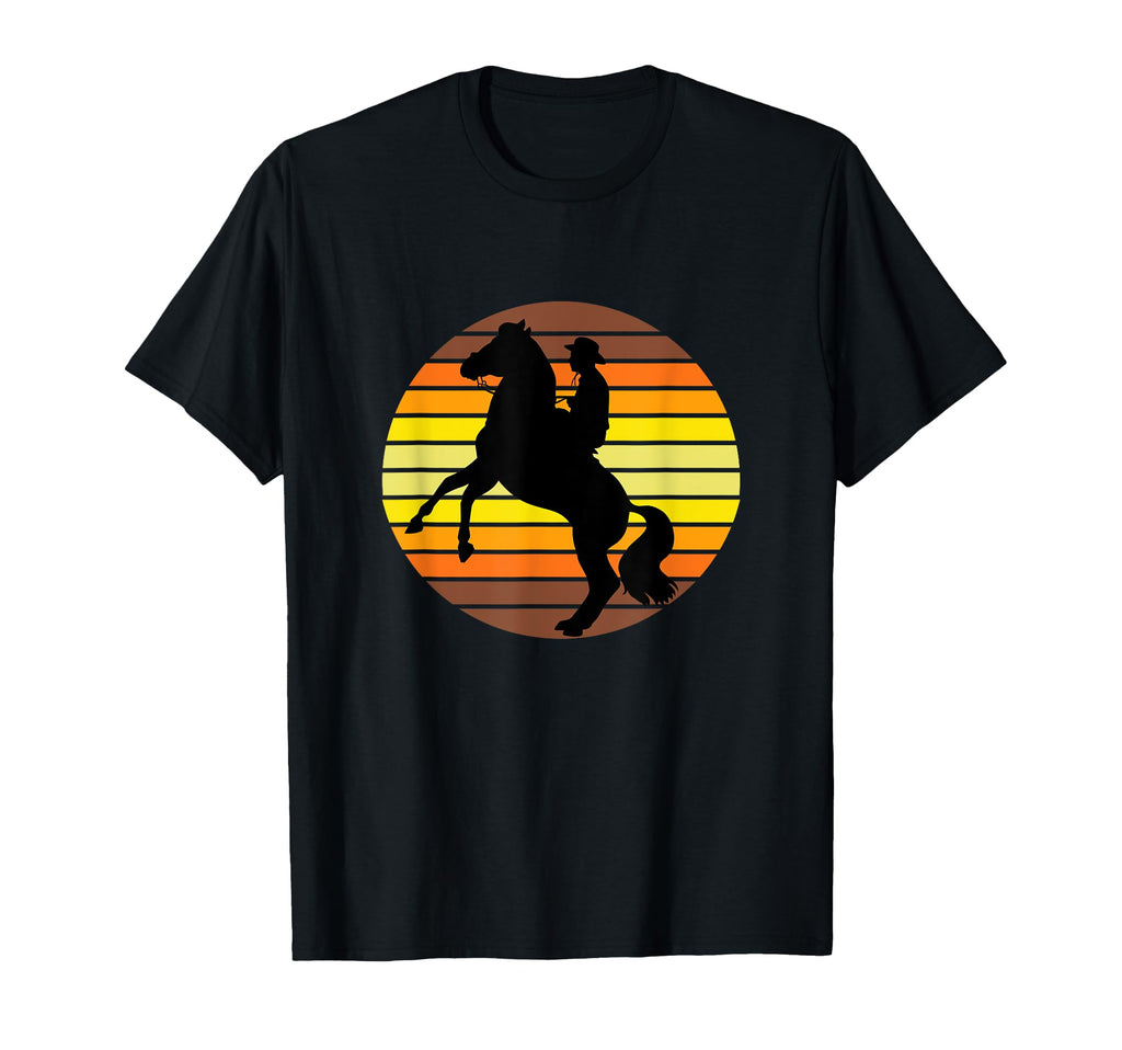 Western Halter Horse Sun Bronco Cowboy T-Shirt - Trendy Graphic for Adults - T-Shirt, Sweatshirt, Hoodie