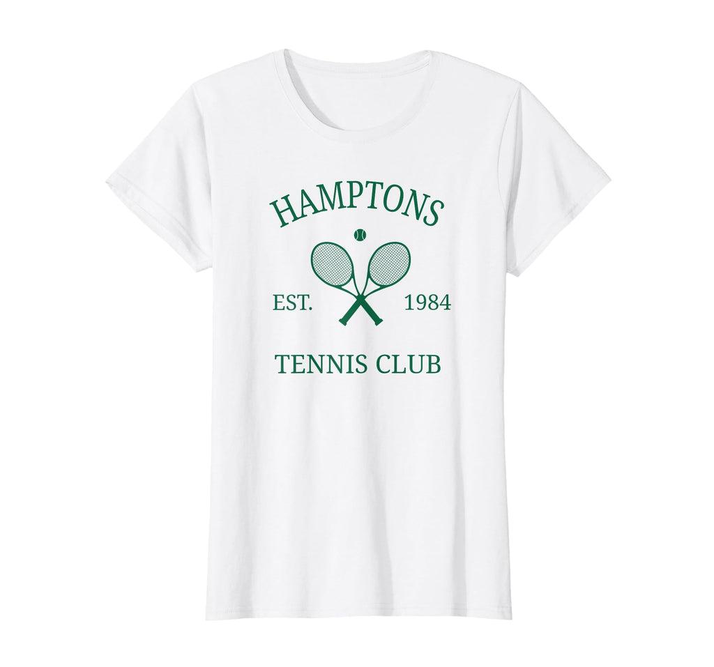 Hamptons Athletics Tennis Club Racquet Prep T-Shirt - Graphic Print Unisex - T-Shirt, Sweatshirt, Hoodie
