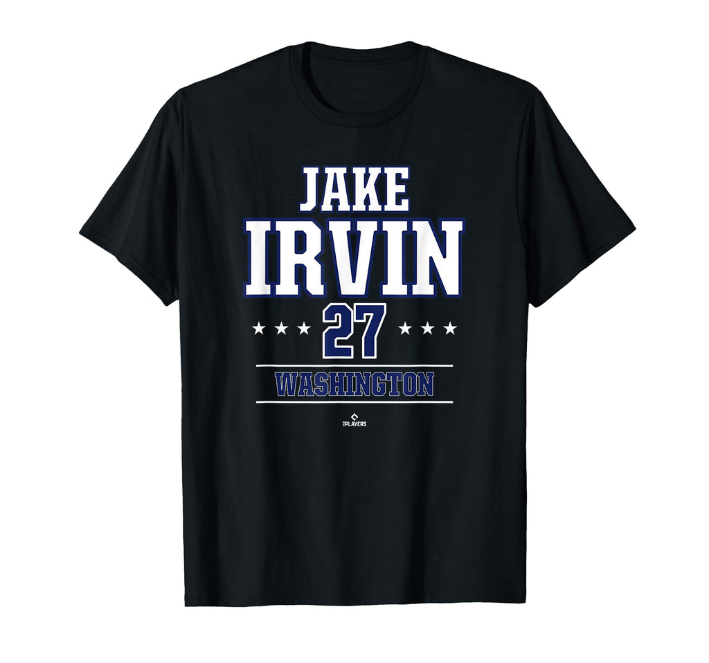Baseball Star Jake Irvin Washington T-Shirt - Novelty Apparel Men Women - T-Shirt, Sweatshirt, Hoodie