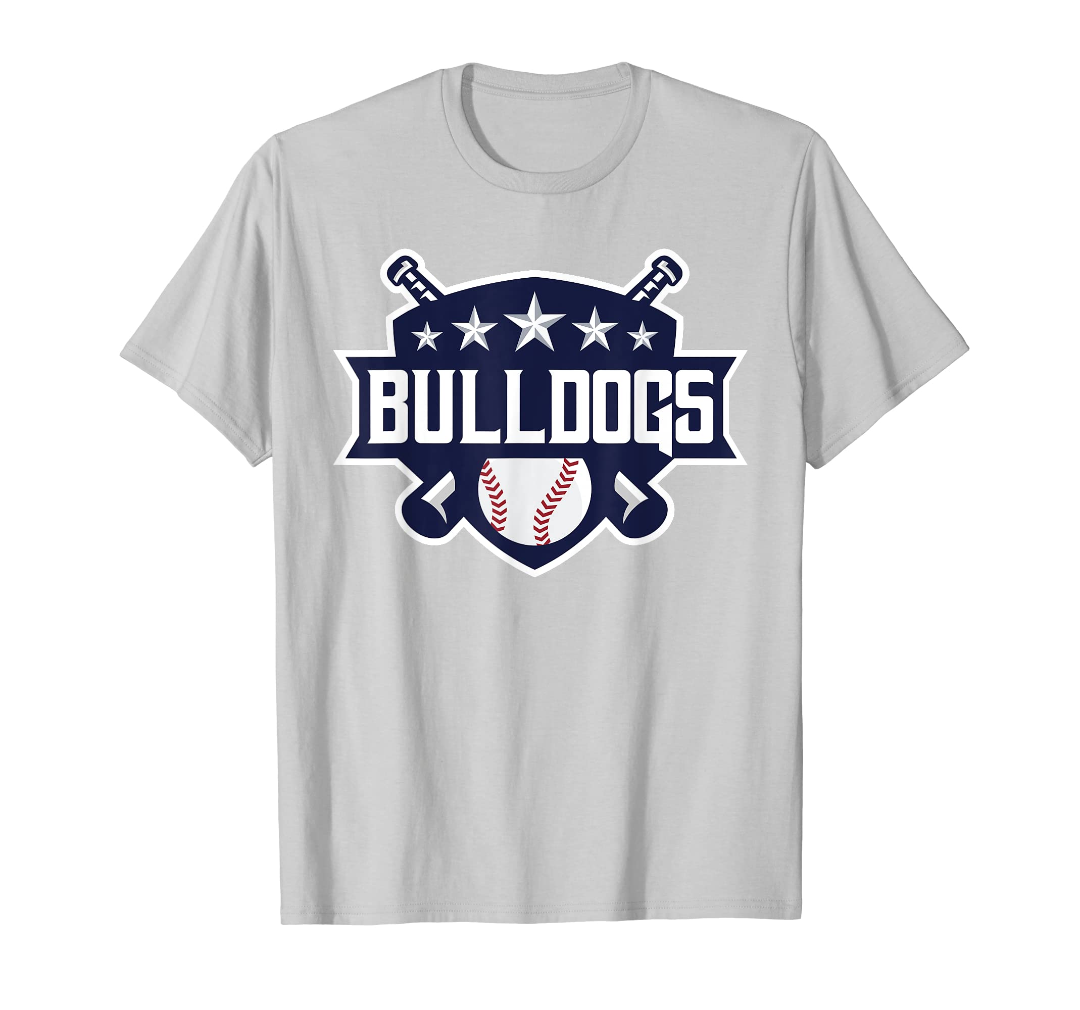 Bulldogs Blue Baseball Game Day Stars T-Shirt - Novelty Apparel Men Women - T-Shirt, Sweatshirt, Hoodie