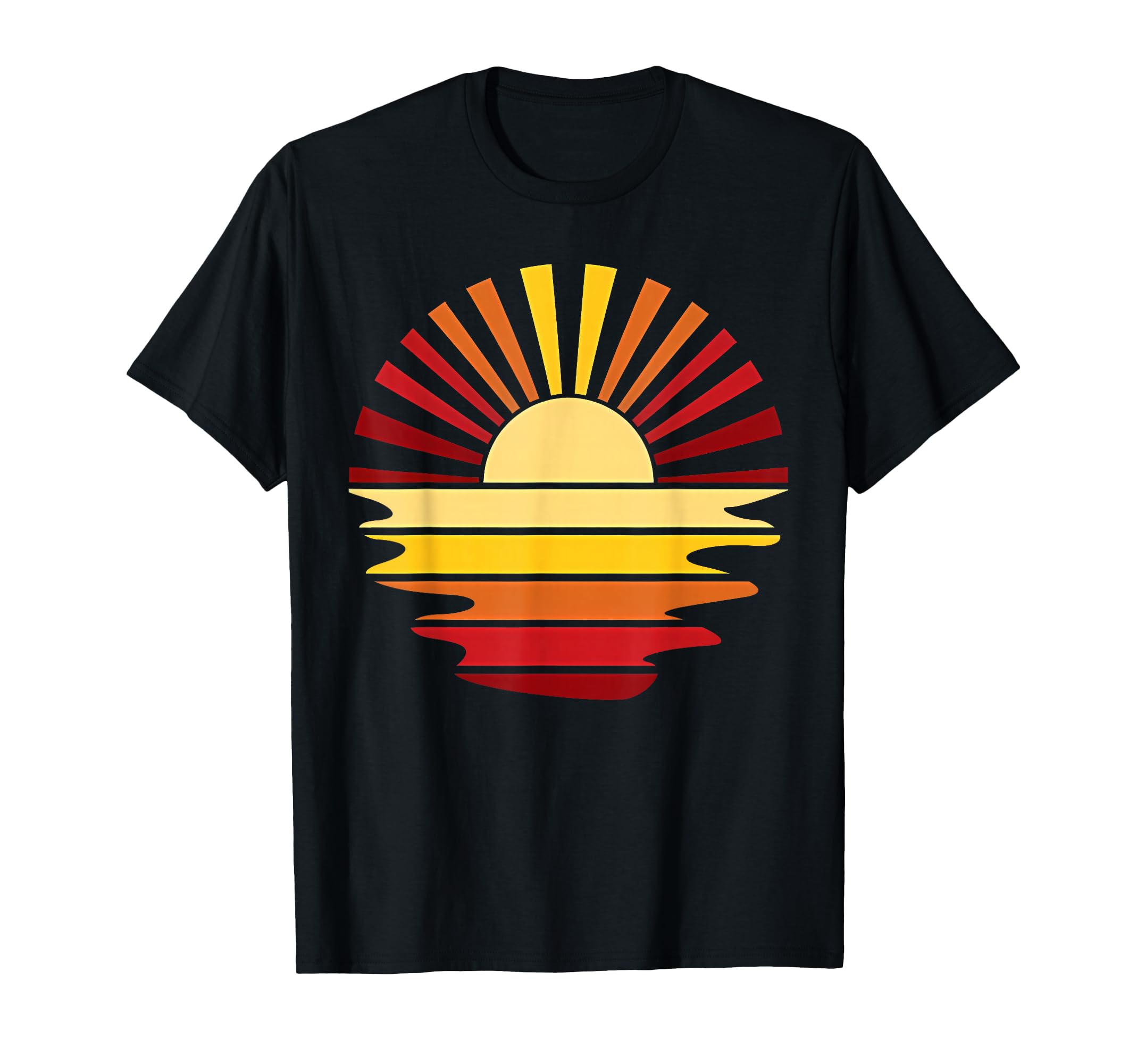 Sun Rays Reflection Sunshine Sunset T-Shirt - Graphic Print for Adults - T-Shirt, Sweatshirt, Hoodie