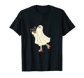 Ghost Roller Skate Halloween T-Shirt - Unique Graphic Men Women - T-Shirt, Sweatshirt, Hoodie