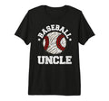 Mens Baseball Uncle Distressed Funny T-Shirt - Minimalist Print for Adults - T-Shirt, Sweatshirt, Hoodie
